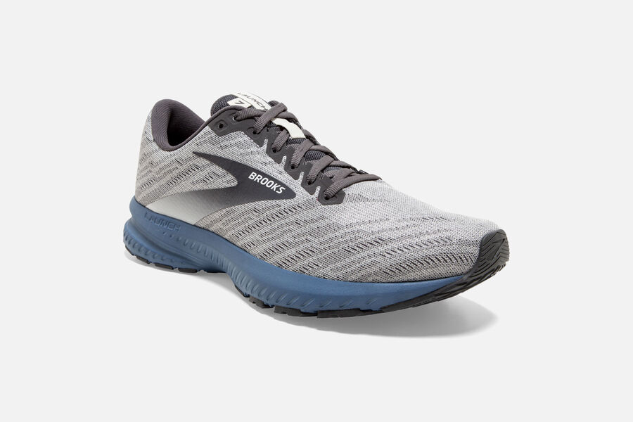 Brooks Launch 7 Road Running Shoes Mens - Grey - OSAKC-1846